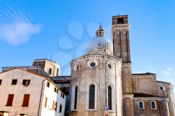 towers of Padua Cathedral, in Padua, Italy