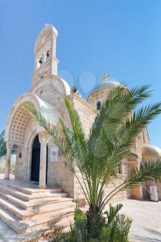 Greek Orthodox St.John the Baptist Church in baptism site on Jordan River