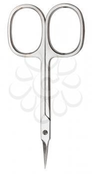 cuticle scissors isolated on white background