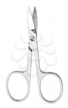 manicure nail scissors isolated on white background