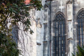 travel to Bratislava city - wall of St. Martin Cathedral in Bratislava