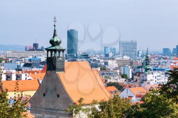 travel to Bratislava city - Bratislava cityscape in sunny day, Slovakia