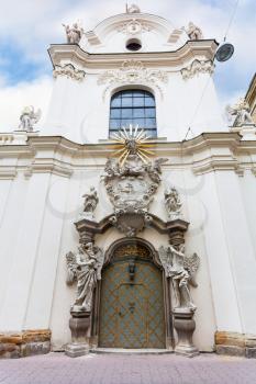 travel to Brno city - entrance to Church of St. John and Loreto of Minorite Monastery, Brno, Czech