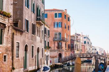 travel to Italy - living quarter in Cannaregio sestieri (district) in Venice city