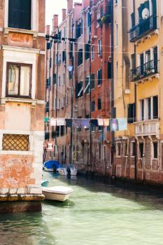 travel to Italy - living houses in Cannaregio sestieri (district) in Venice city