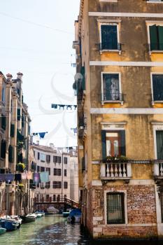 travel to Italy - living area in Cannaregio sestieri (district) in Venice city