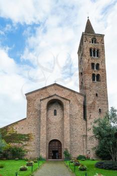 travel to Italy - facade of basilica San Giovanni Evangelista in Ravenna city