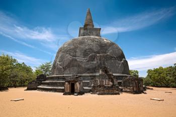 Kiri Vihara - ancient dagoba. Pollonaruwa, Sri Lanka