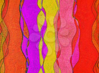 Multicolored flowing abstract background.Digitally generated image.