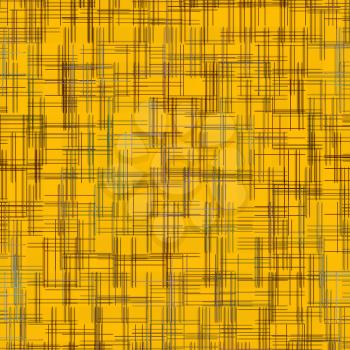Yellow grid and checkered pattern as abstract background.Digitally generated image.