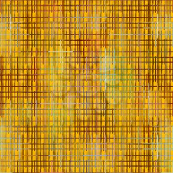 Abstract grid pattern on yellow as abstract background.Digitally generated image.
