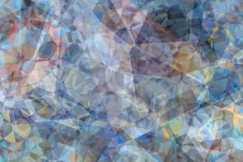 Blue kaleidoscope abstract background.Digitally generated image.
