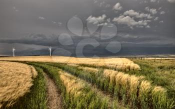 Prairie Storm Clouds ominous weather Saskatchewan Canada