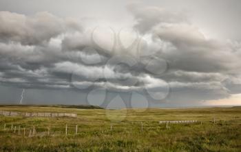 Prairie Storm Clouds ominous weather Saskatchewan Canada