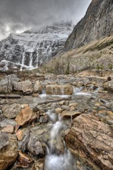 mount edith cavell Jasper Alberta Canada