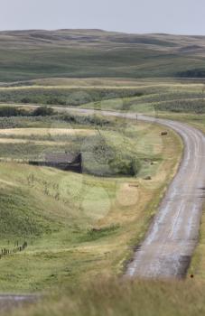 Ghost Town Galilee Saskatchewan Summer Time Road