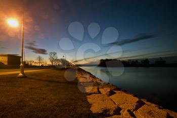 Sunrise Escanaba Michigan Marina Lake Michigan Dawn