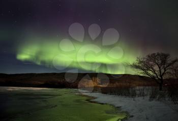 Aurora Borealis Northern Lights Saskatchewan Lake