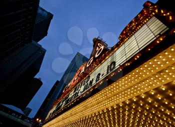 Chicago Downtown City  Night Photography