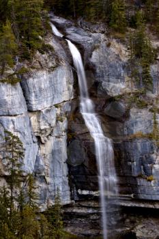 Tangle Creek Falls in scenic Alberta, Canada