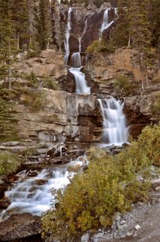 Tangle Creek Falls in Jasper National Park