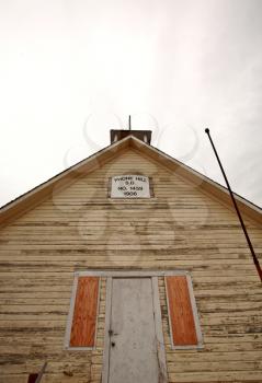 Old Weathered Church Manitoba Canada
