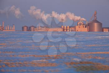 Potash Industry and Factory Saskatchewan