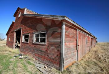 Old Abandoned Stables Saskatchewan Canada