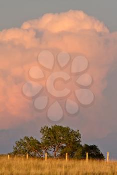 Cumulonimbus clouds in Saskatchewan