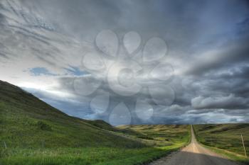 Storm clouds in Saskatchewan