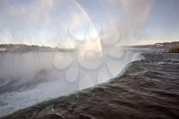 Niagara Falls in Ontario Canada cascading water