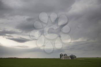 Prairie Storm Clouds Saskatchewan Canada Summer Danger