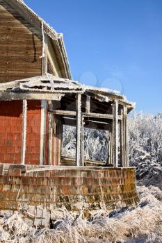 Winter Frost Saskatchewan Canada ice storm danger