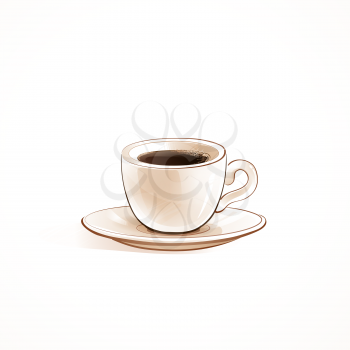 Espresso. Vector illustration.