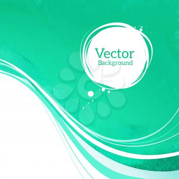 Vector background with waves.