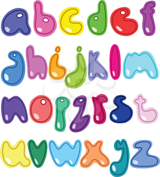 Cheerful small letters