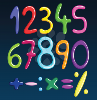 Colorful spaghetti numbers