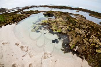 blur in south africa   sky ocean  de hoop reserve nature and rocks