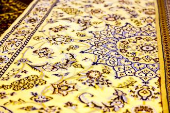 blur in iran antique carpet textile  handmade beautiful arabic ornament