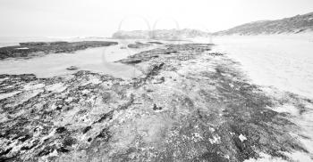 blur in south africa   sky ocean  de hoop reserve nature and rocks