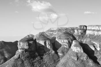 blur  in  south africa  blyde river canyon plant rock and pond water   