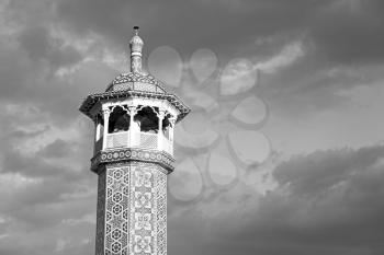 in iran  islamic mausoleum old   architecture mosque  minaret near the sky