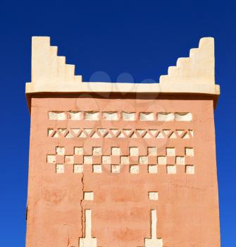 in maroc africa          minaret  and the blue  sky