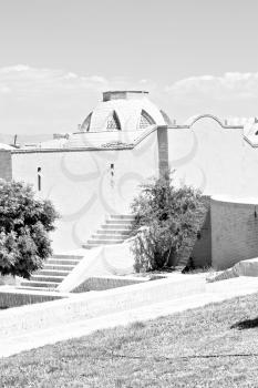 in iran antique palace and  caravanserai old contruction for travel people
