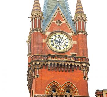 old architecture in london england windows and brick exterior   wall