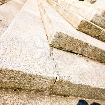  ancien flight   steps in europe italy old construction and background symbol