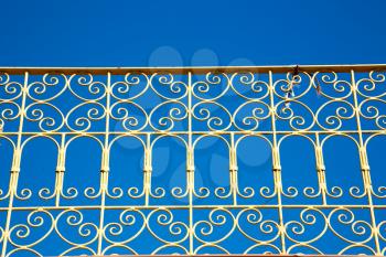 abstract terrace in morocco africa and the sky