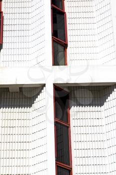 thailand  bangkok   palaces  temple   abstract    in the  concrete    brick  shadow angle
