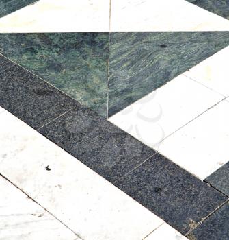 busto arsizio  street lombardy italy  varese abstract   pavement of a curch and marble
