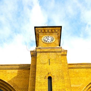 old architecture in london england windows and brick exterior   wall